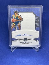 JAMES WISEMAN 2020-21 PANINI CROWN ROYALE SILHOUETTES JERSEY AUTO RC #D 103/199