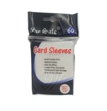 (60-Pack) Pro Safe SMALL Deck Protector Sleeves - WHITE - Yugioh/Vanguard Size