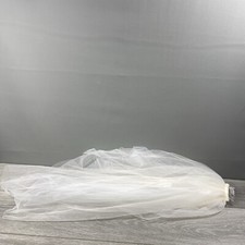 Kercis Beauty Bridal Vail Hair Comb Style34inch Off White Light Cream Beautiful