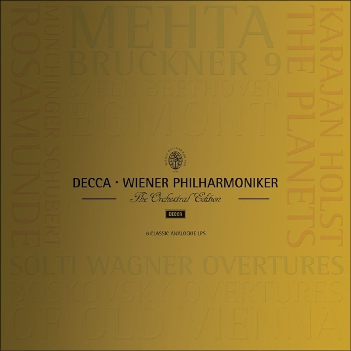 Wiener Philharmoniker The Orchestral Edition Decca 6x 180g LP Box