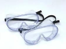 Z87 Safety Goggles, Splash-Proof & Smoke-Proof, 2-Pair