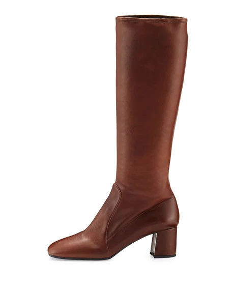 PRADA Brown Mid (2-2.9 in) Heel Height Boots for Women for sale | eBay