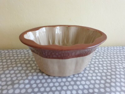 Vintage Lovatts Langley Ware zweifarbig Steinzeug bleifrei Glasur Gelee Form