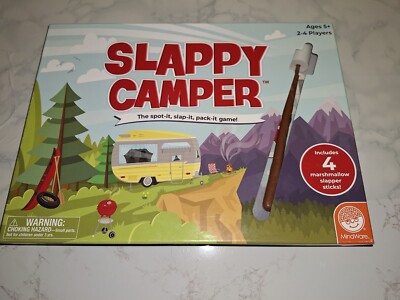 Slappy Camper Board Game By Mindware Ages 5+ EUC