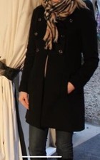 Chloe Women Wool Coat S Size