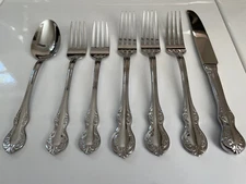 Wallace CAMDEN Stainless 18/10 Glossy Flatware Lot Of 7