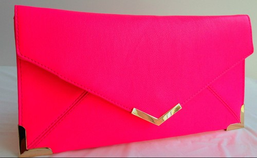 NEW FAUX LEATHER SUEDE ENVELOPE EVENING DAY CLUTCH BAG SHOULDER PROM WEDDING - Picture 22 of 44