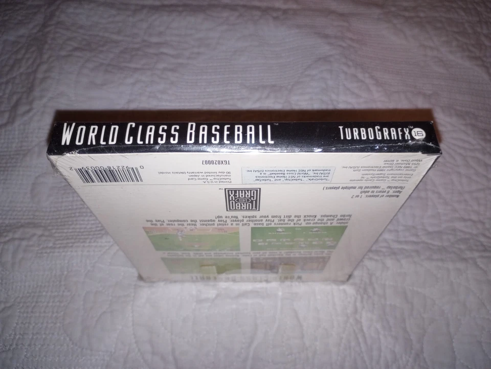 World Class Baseball New Sealed for TurboGrafx-16 NTSC USA - Image 4 of 4
