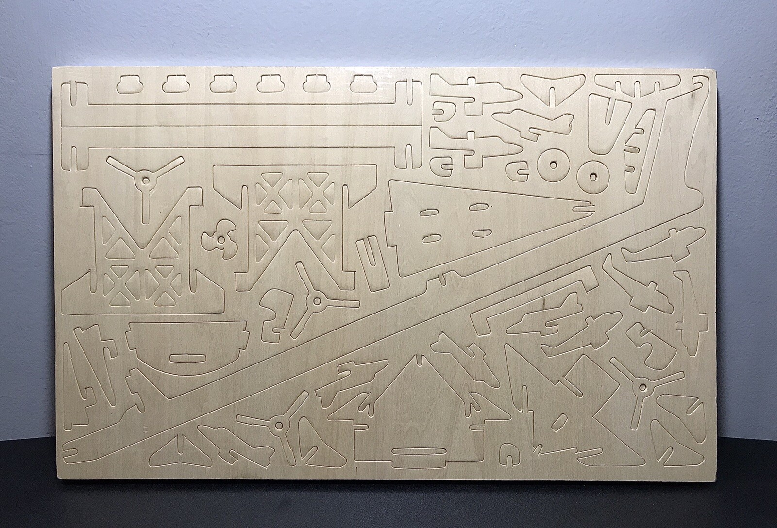 Aircraft Carrier Woodcraft Construction Kit P084 Human Article NEW eBay