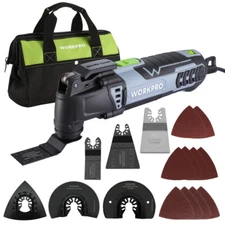 WORKPRO Oscillating Multi-Tool Kit 3.0Amp Corded Replaceable Oscillating Saw Set