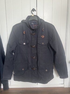 Fred Perry Coat Medium Vintage Retro UK