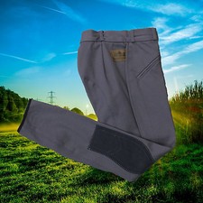 Kids Breeches, GS Pointer Knee Trim, Grey