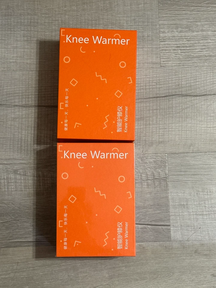 两个加热膝关节按摩器带加热垫用于老年膝关节疼痛缓解 — 第 2/3 张图片