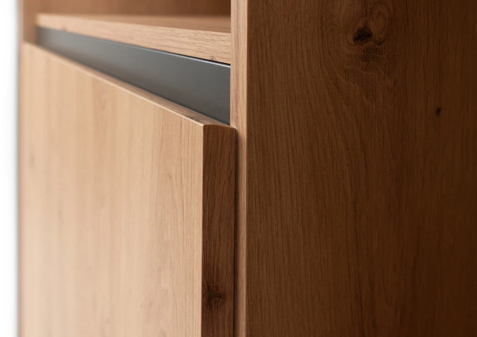 Sideboard Eiche Artisan Anthrazit Industrial Look Anrichte Kommode 160 cm Malta - Bild 4 von 4