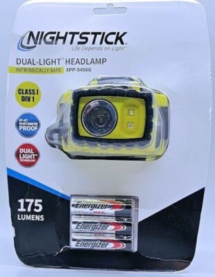 Dual-Light Headband head lamp Multi-Function 175 Lumens