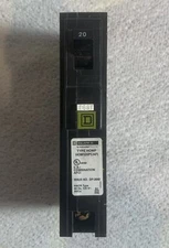 Square D Type HOMP HOM120PCAFI 20A 120V 60Hz 1 Pole Circuit Breaker Dp-3640