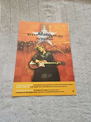 FPOT156 MAGAZINE ADVERT 12X8'' BRYAN ADAMS : 18 TIL I DIE