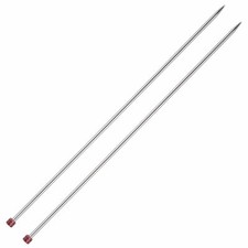 KnitPro Nova Metall 40 cm 16" gerade/einspitzige Stricknadeln alle Gr&ouml;&szlig;en