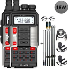 1/2X BAOFENG UV10R DUAL BAND 2-WAY RADIO LONG RANGE HAM WALKIE TALKIE 136-174MHZ