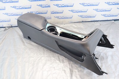15-22 DODGE CHALLENGER SRT HELLCAT 6.2L OEM BLACK LEATHER CENTER CONSOLE #1513