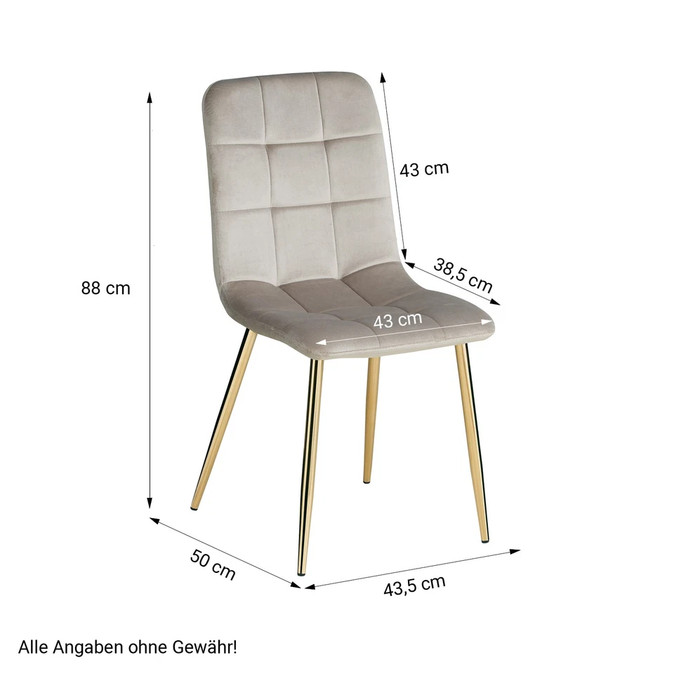 Esstisch mit 4 Stühlen ausziehbar Holz massiv Stühle Grau Tisch Set Homestyle4u - Bild 3 von 4