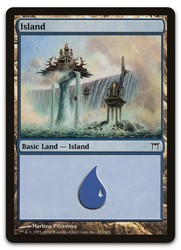 Island (293) Champions of Kamigawa MTG