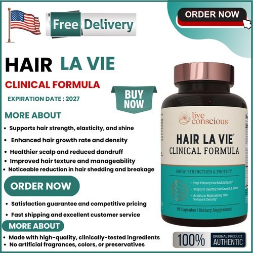 Hair La Vie Clinical Formula Hair Vitamins with Biotin & Saw PalmettoExp 04/2027