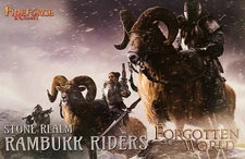 Forgotten World Stone Realm Rambukk Riders New • 2 Sprue • 3 Minis • Fireforge