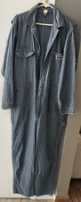 Vtge Big Mac Coveralls Mechanic 1 pce denim Herringbone Twill Inseam 29" Penneys