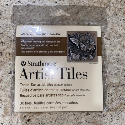 Strathmore Artist Tile Pack Toned Tan 30 pk