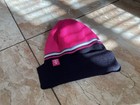 New T-Mobile Tuesdays Reversible Winter Hat Cap Beanie Ski Snow Magenta Black — photo 1