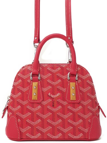 Goyard Vendome Mini Canvas Pink / Ivory Shoulder Bag Women's #TB4265