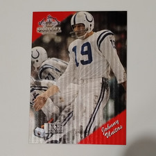 Ted Williams Card Co. 1994 Etched in Stone Johnny Unitas ES3 Insert