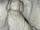 Antique England Staffordshire Dog Pub Decor Statue Figurine Black & White Ruff!! — photo 9