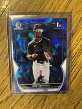 Jose Gerardo 2023 Bowman Chrome Sapphire Edition 1st Bowman #BCP-195 Marlins