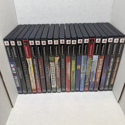 Huge PS2 Lot Of 20 Games PlayStation 2 Street Fighter Hitman Tekken 4