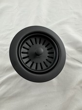 Signature Hardware SHDF130MB 4-1/2" Garbage Disposal Flange Stopper Matte Black