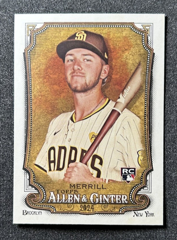 2024 Topps Allen & Ginter Baseball Jackson Merrill #275 Base Rookie RC Padres