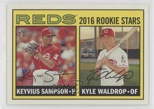 2016 Topps Heritage Rookie Stars Kyle Waldrop Keyvius Sampson #164 0f6