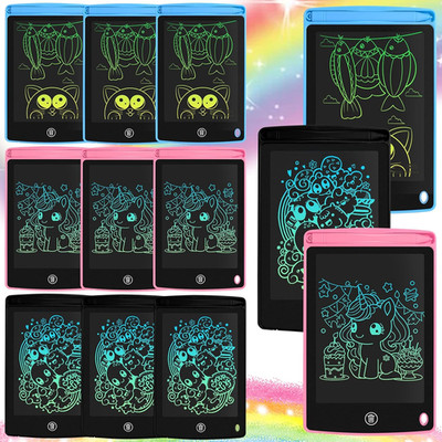 12 Pack LCD Writing Tablet for Kids 6.5 Inch, Colorful Drawing Board with One-Cl