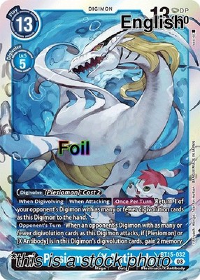 Plesiomon (X Antibody) [Foil NM - Exceed Apocalypse BT15-032 R]