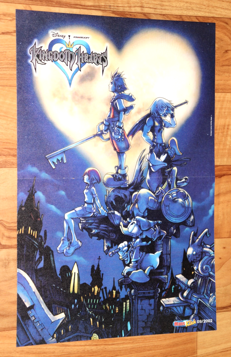 2002 Kingdom Hearts / Monsters fun Square Enix PS2 Rare Vintage