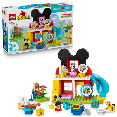 DUPLO Disney Mickey Mouse Clubhouse with Minnie & Pluto Building Toy - Fine Moto