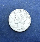 1945-S ,micro S    Mercury Silver Dime       Combined shipping available
