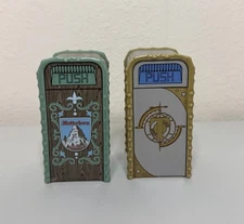Disney Parks Set Of 2 Trash Can Salt And Pepper Shakers - Retired