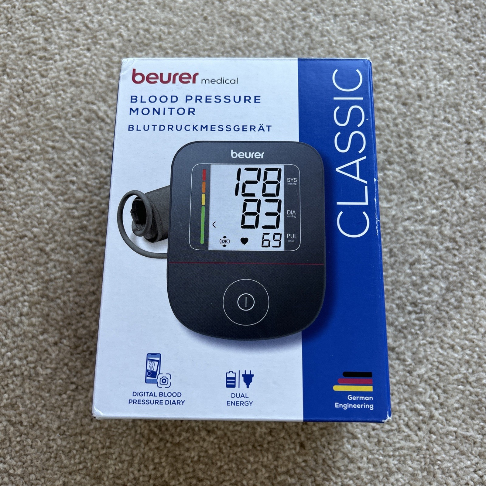 Beurer BM25 Upper Arm Automatic Blood Pressure Monitor With Arrhythmia Detection