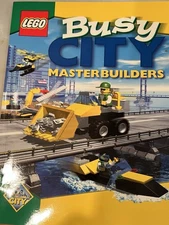 Legos Busy City Master Builders  Book New. REDUCED 