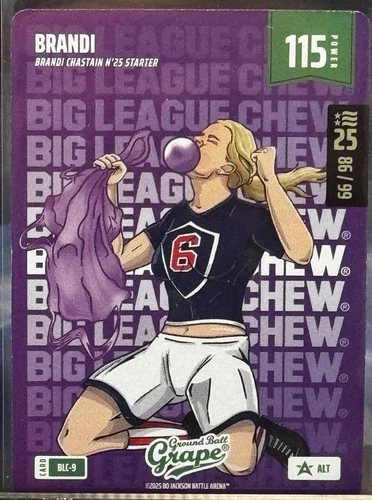 Brandi Bo Jackson Battle Arena 2025 NSCC Promo BLC-9 serialized Chastain’