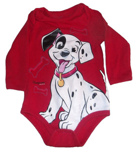 101 Dalmatians Boys 6 M Longsleeve Snap Bottom