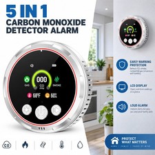 CO Detector with Smoke Natural Gas Portable Plug-in Safety Alarm Gas Detectors